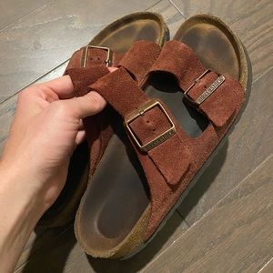 Birkenstock Suede Arizona Sandals